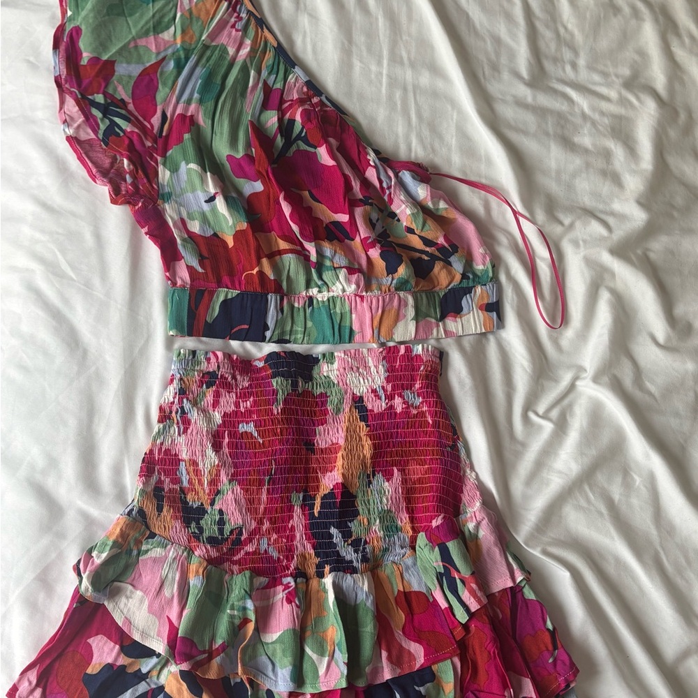 BB Dakota Multicolor Patterned skirt set